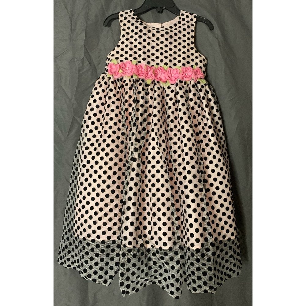 Polka Dot Mesh Dress